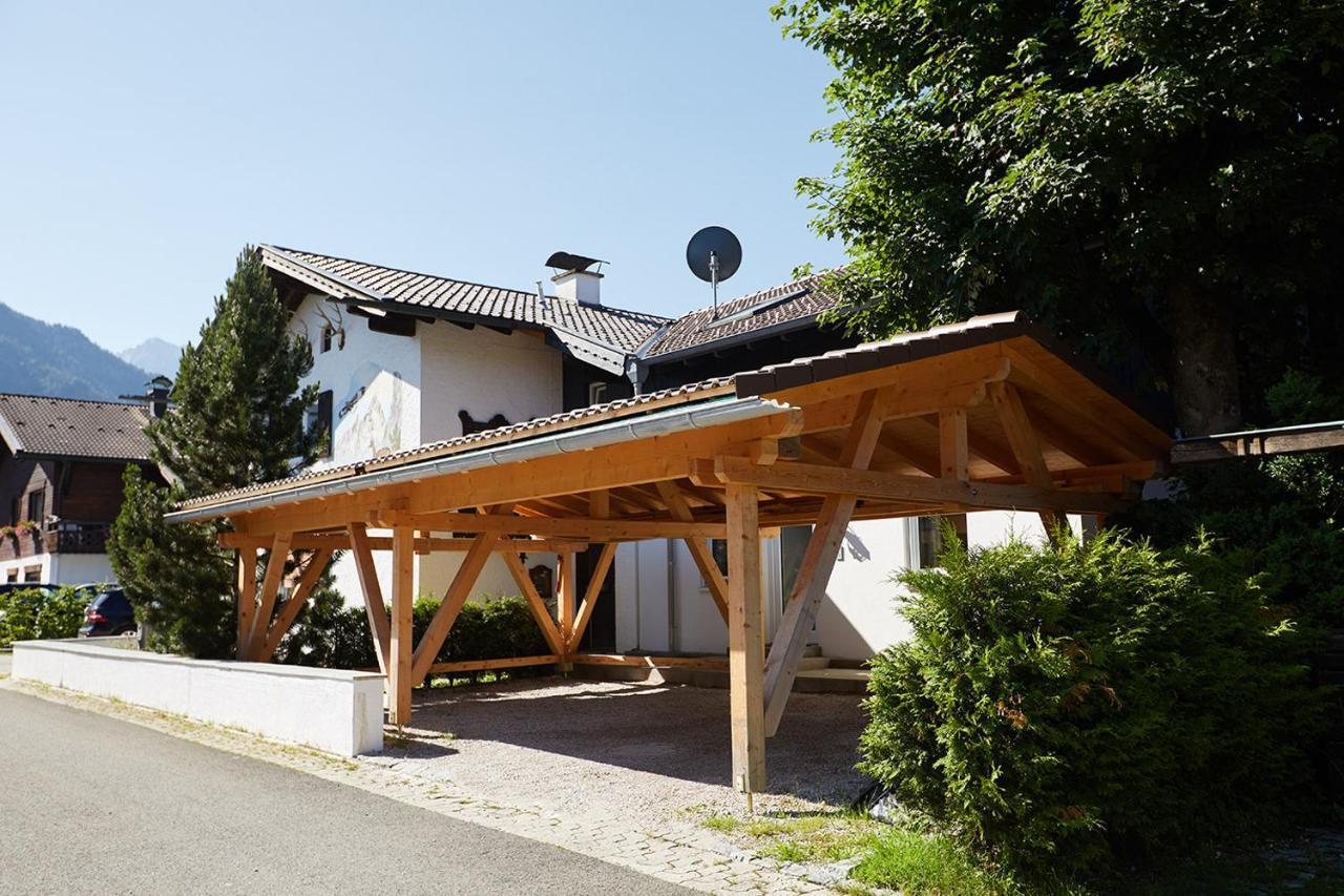 Ferienwohnung Zum Hirschgarten Krün Exteriör bild