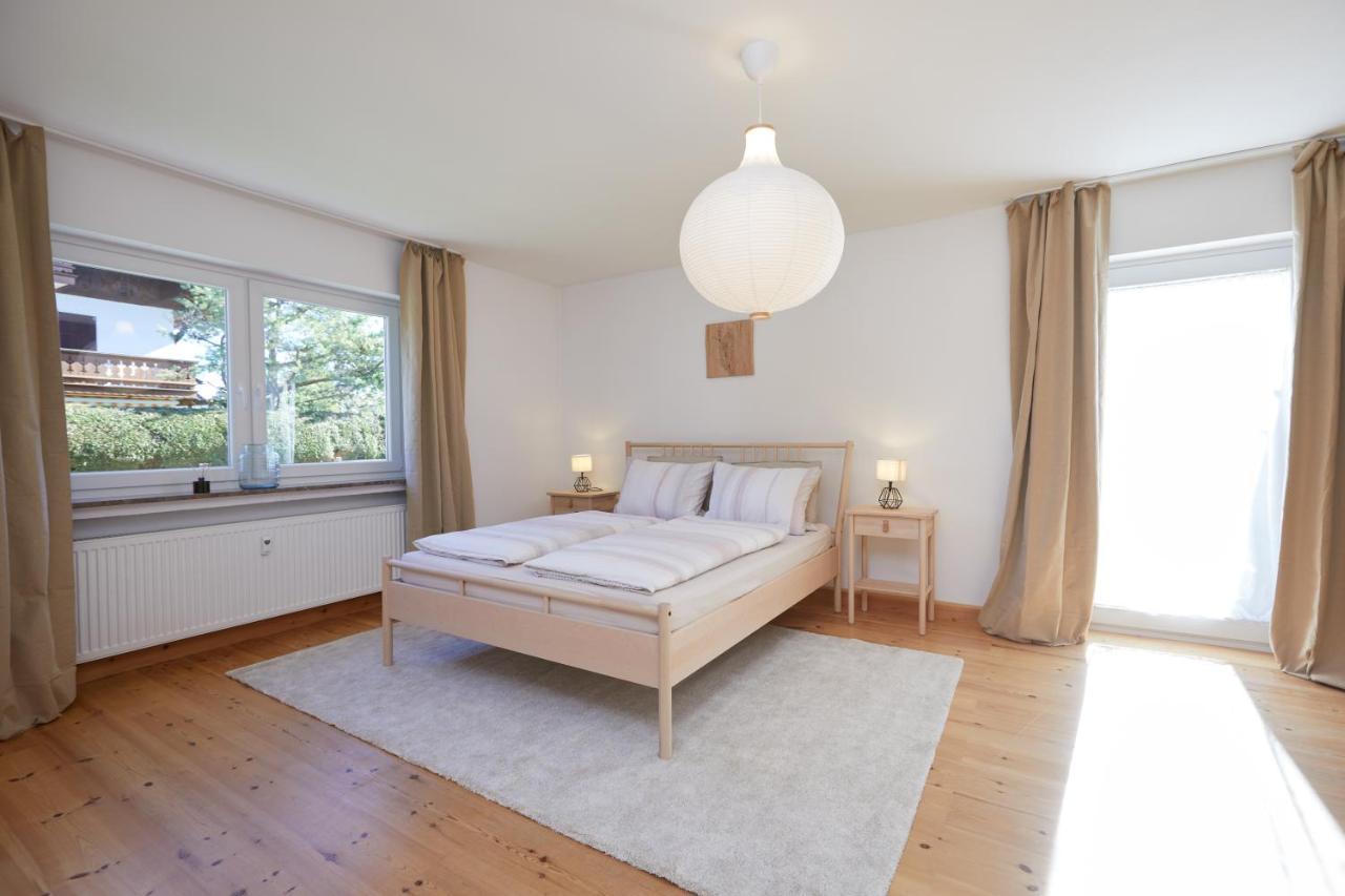Ferienwohnung Zum Hirschgarten Krün Exteriör bild